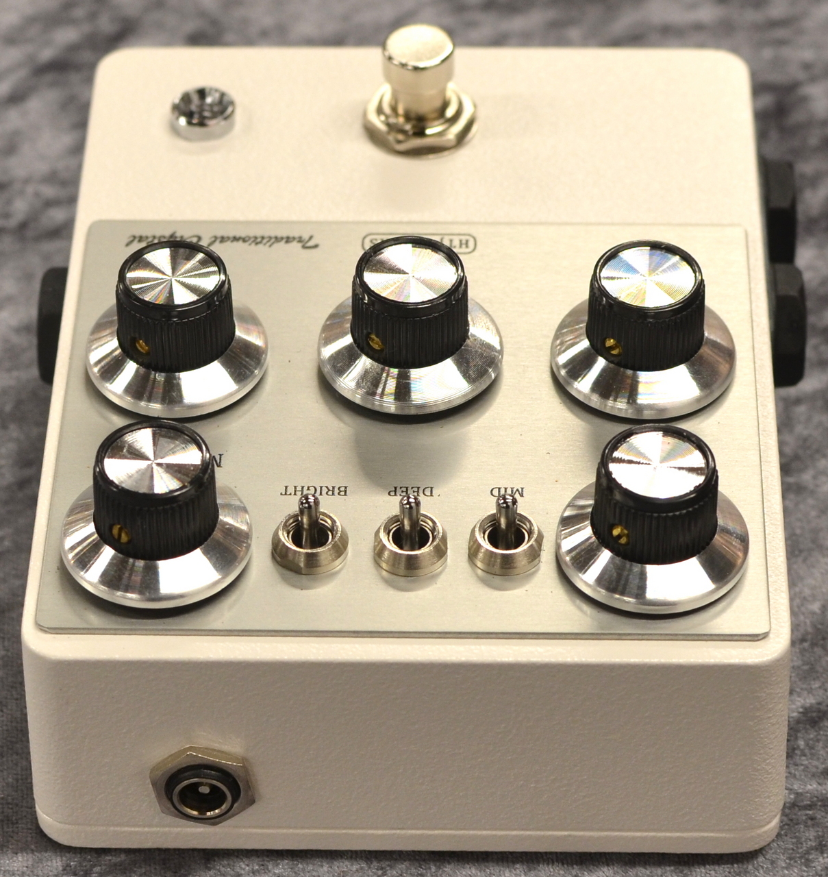 HTJ-WORKS Traditional Crystal Silver Top Silver Hat Knob Type