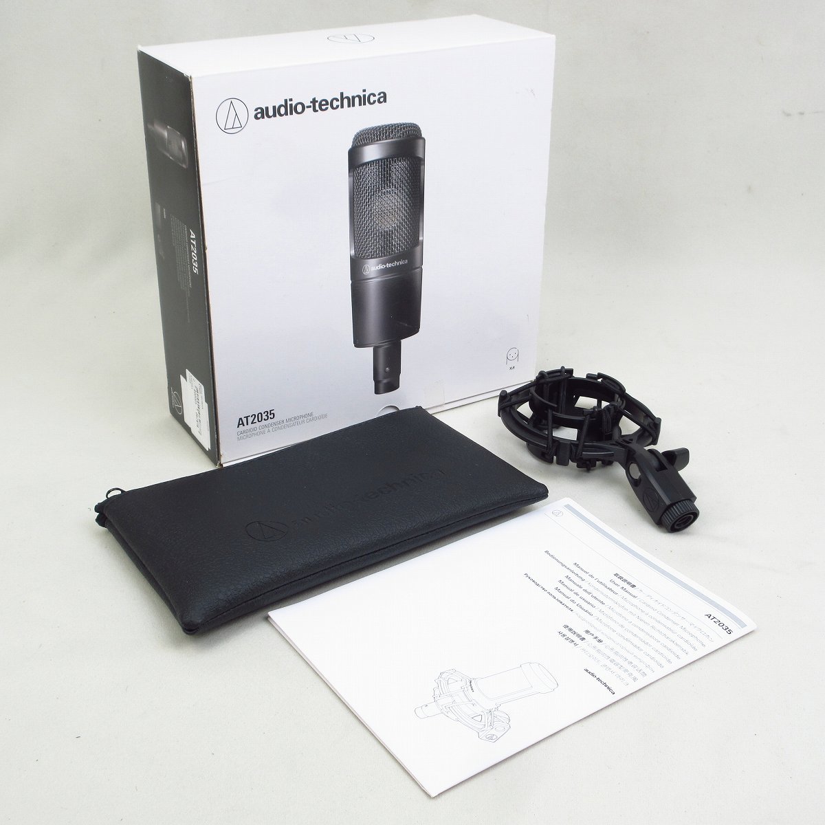 Audio-Technica AT2035 コンデンサーマイク 中古 audio-technica AT2035 AT2035 コンデンサーマイク オーディオテクニカ