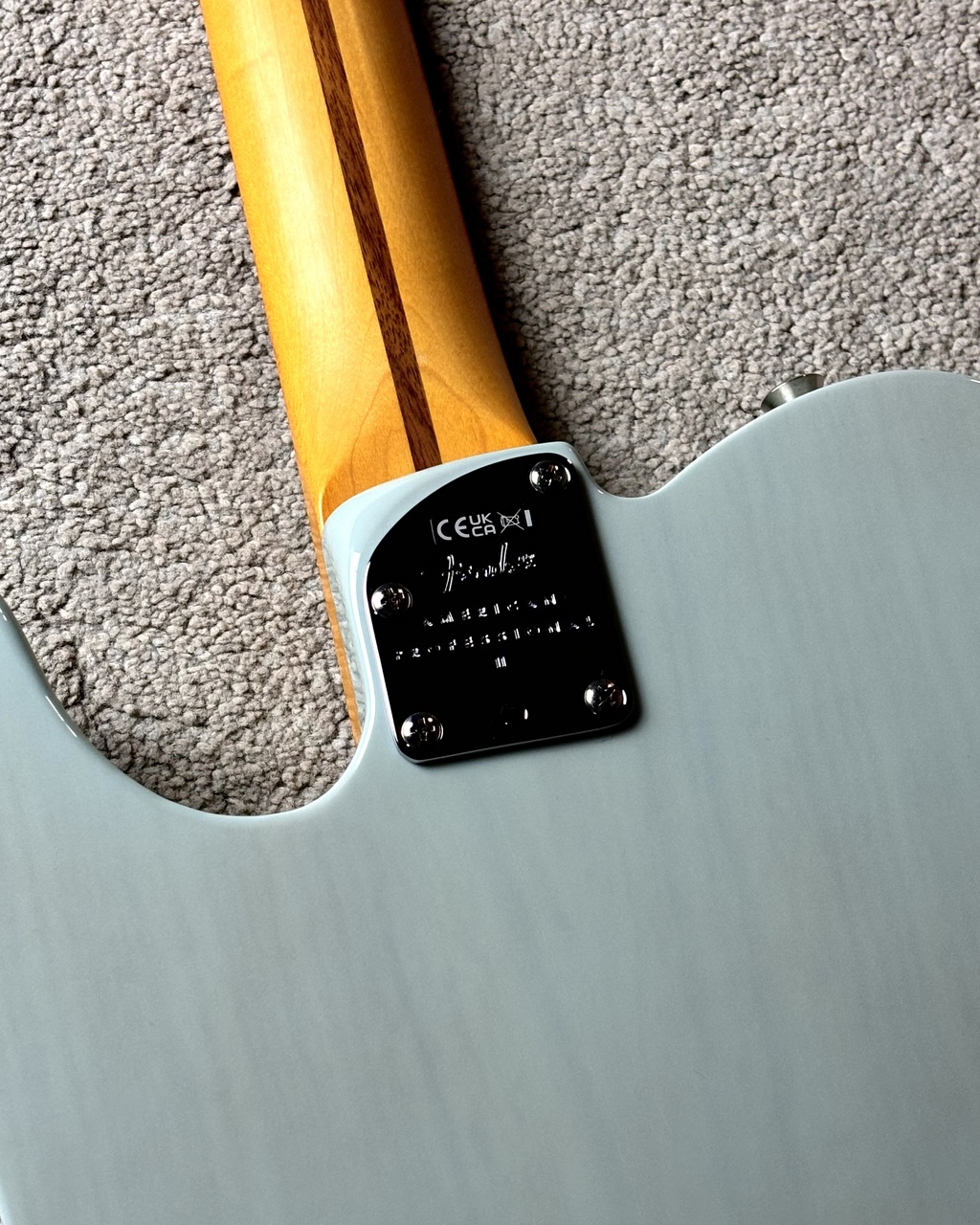 ビンテージCUNIFE搭載 Ariapro2 thinlineタイプ Fender FSR American Professional II Telecaster Thinline