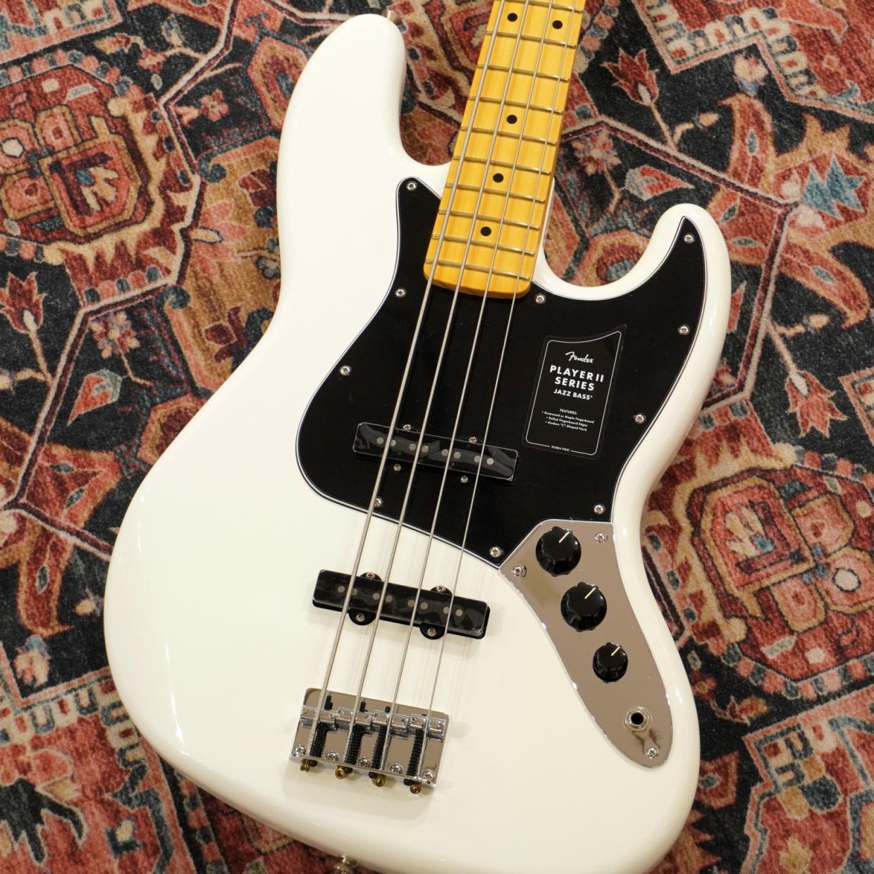 Fender Player II Jazz Bass Maple Fingerboard / Polar White 【特価