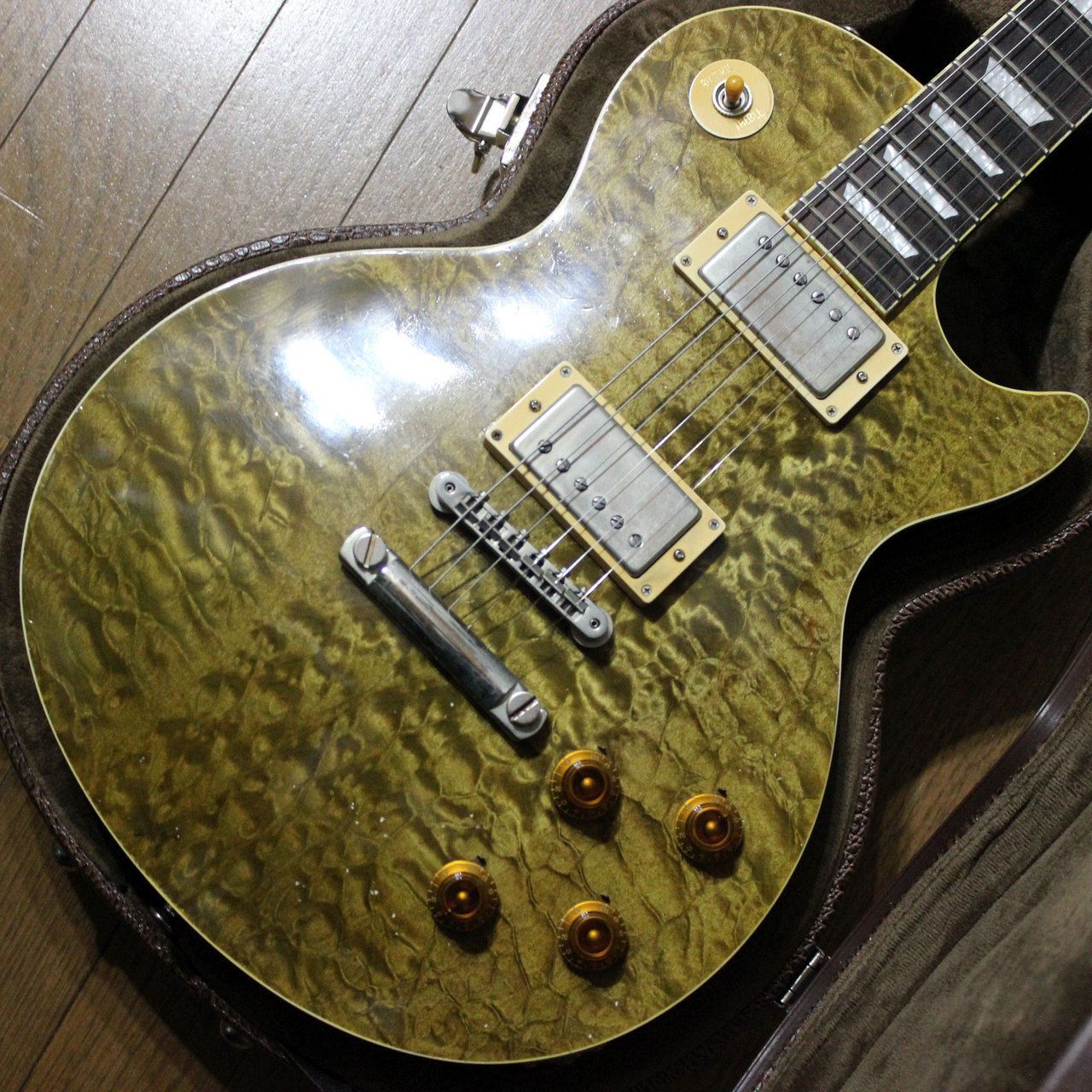 Jimmy Wallace LP Quilt Gater Green Aged ジミーウォレス レスポール 