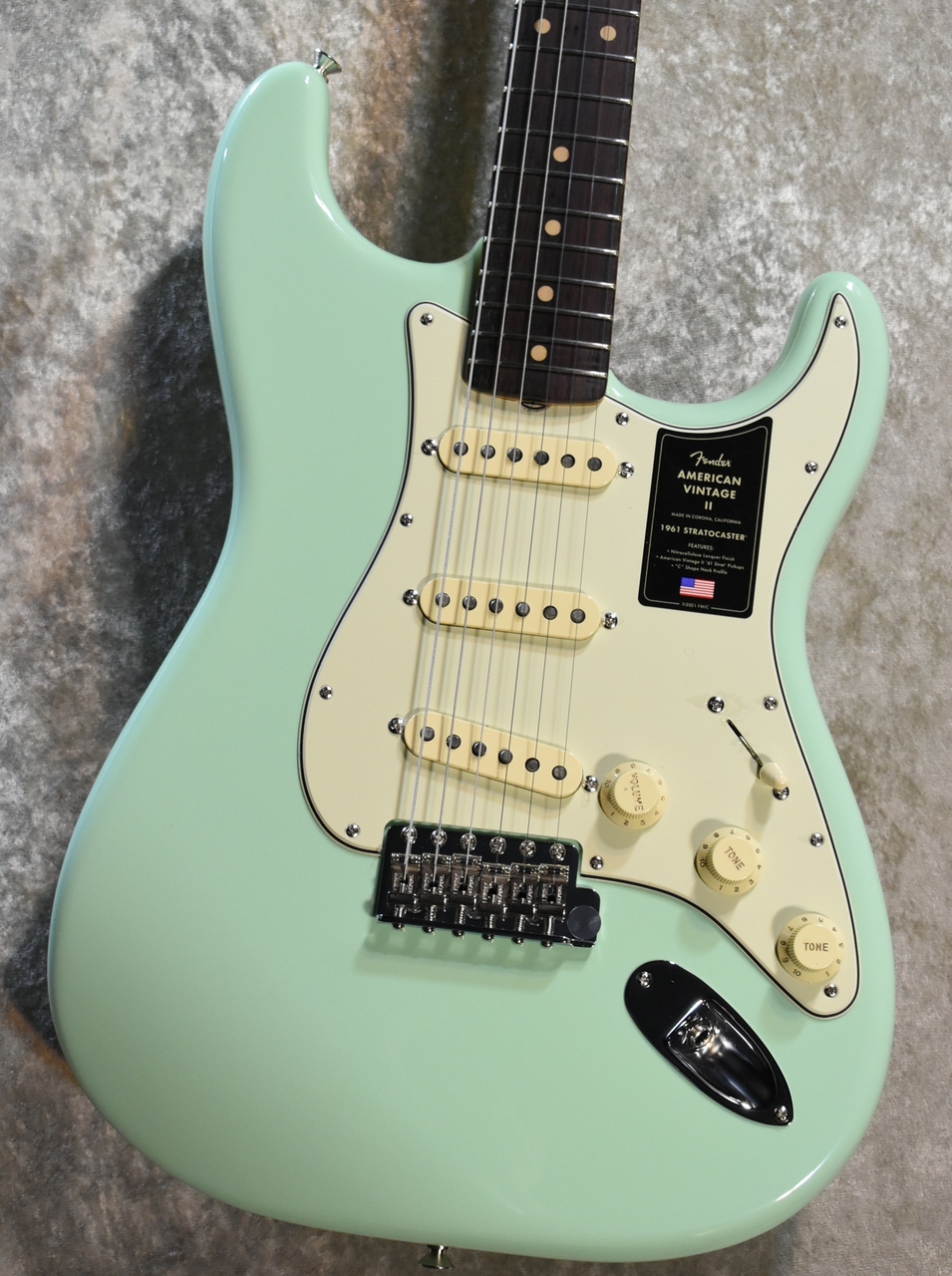 Fender American Vintage II 1961 Stratocaster Surf Green #V2601504