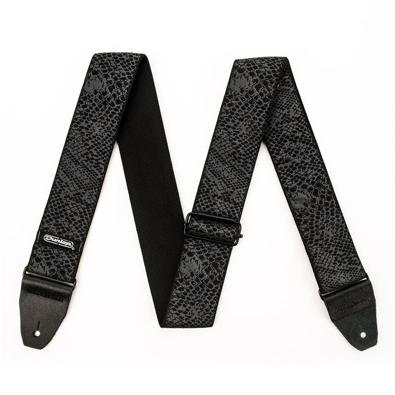 Jim Dunlop JACQUARD BLACK SERPENTINE STRAP D67-32（新品）【楽器