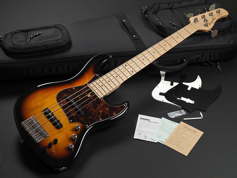 dragonfly CL-DJB5 5弦ベース 新品同様! 楽天市場】dragonfly CL-DJB5 ALD/PAU Black 国産 5弦ベース