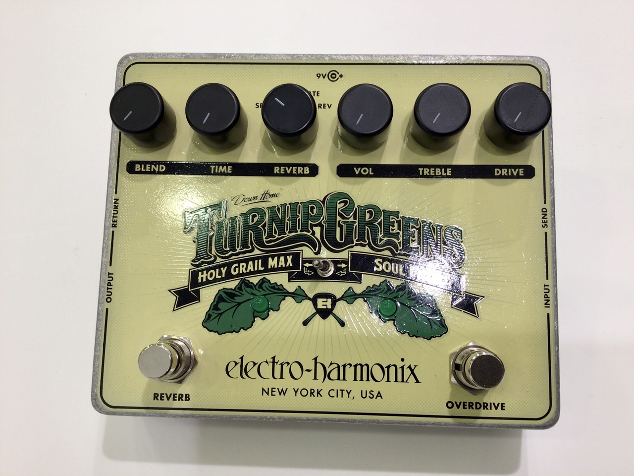 美品　エレクトロ・ハーモニクス　TURNIP GREEENS エフェクター 美品 エレクトロ・ハーモニクス TURNIP GREEENS エフェクター