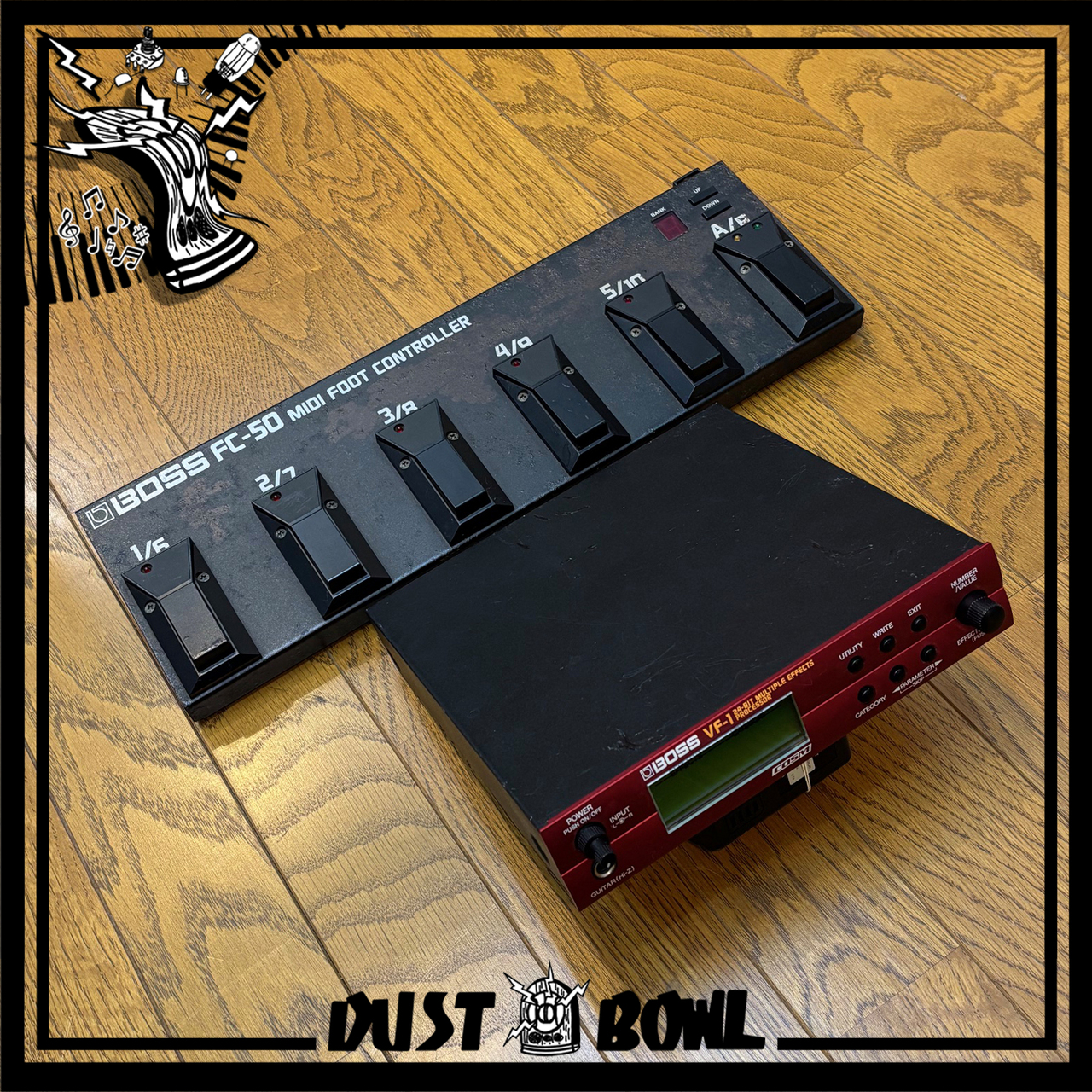 マルチエフェクター／BOSS／VF-1， フットコントローラーFC-50セットで