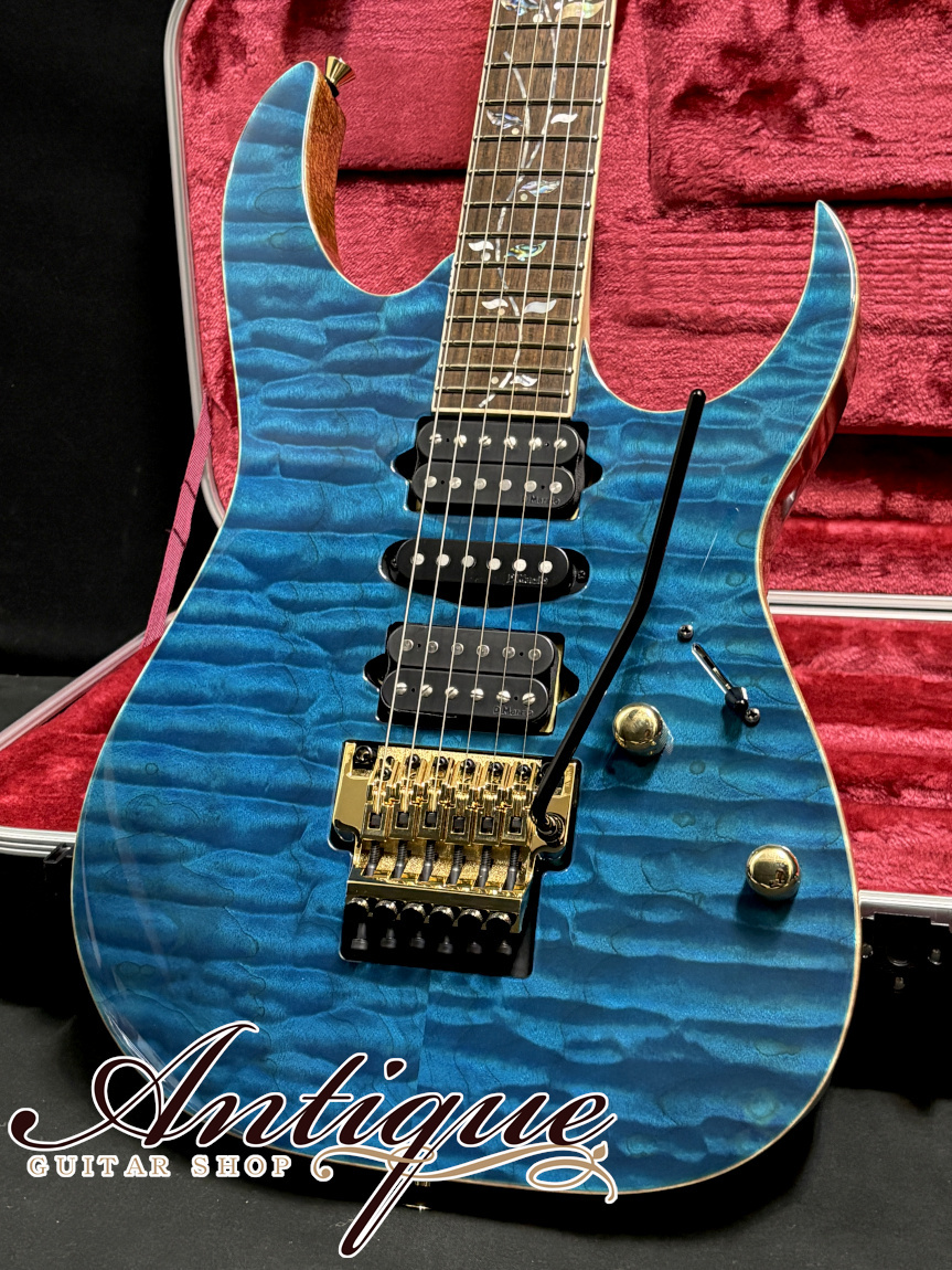 Ibanez Ikebe 50th Anniv. j.custom IKRG85701 S.T.Blue /Quilted