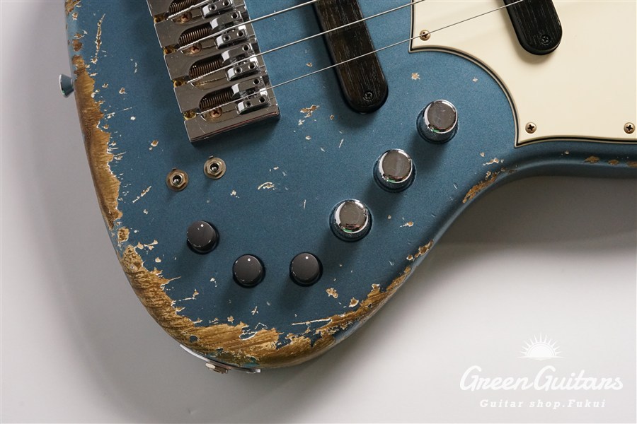 ランドベース６ Men's - Navy - Blue - Leather - Derby Brogue Boots – LANX