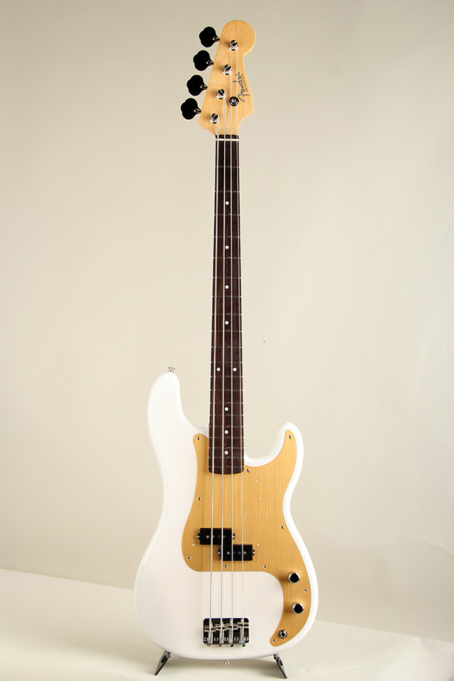 Fender Made in Japan Traditional 50s Precision Bass RW White