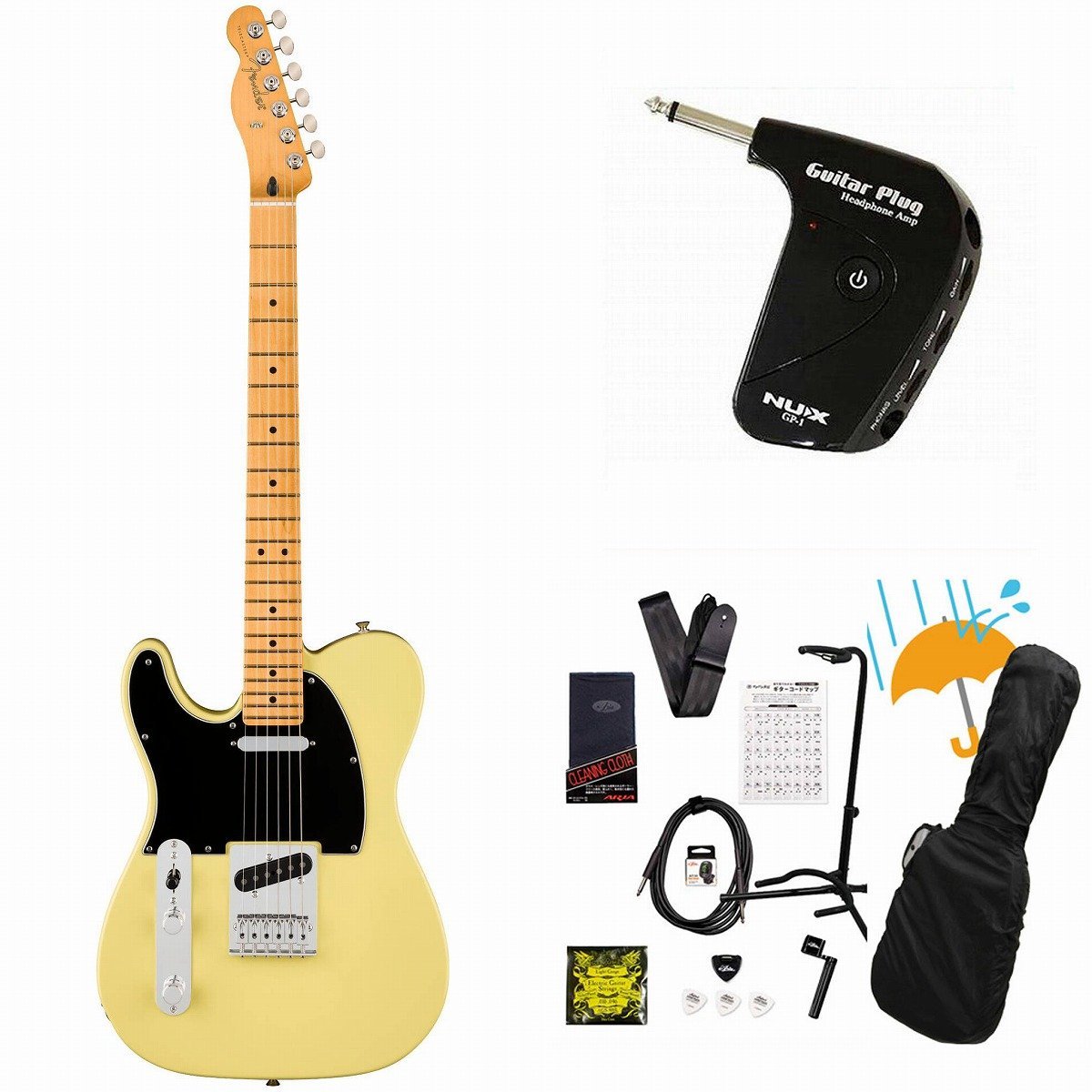 Fender Player II Telecaster Maple FB Hialeah Yellow GP-1アンプ付属