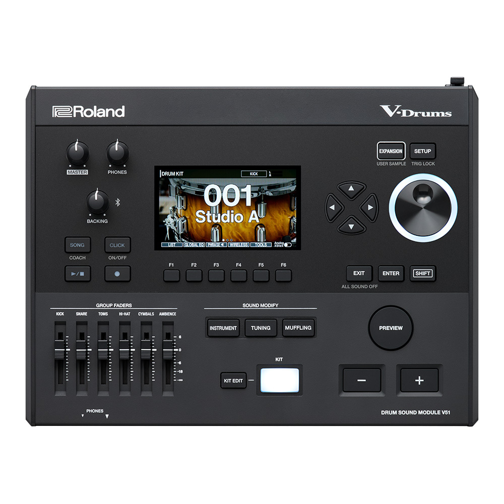Roland V-Drums Acoustic Design VAD516 w/KD-20-MS & DTS321 ツイン