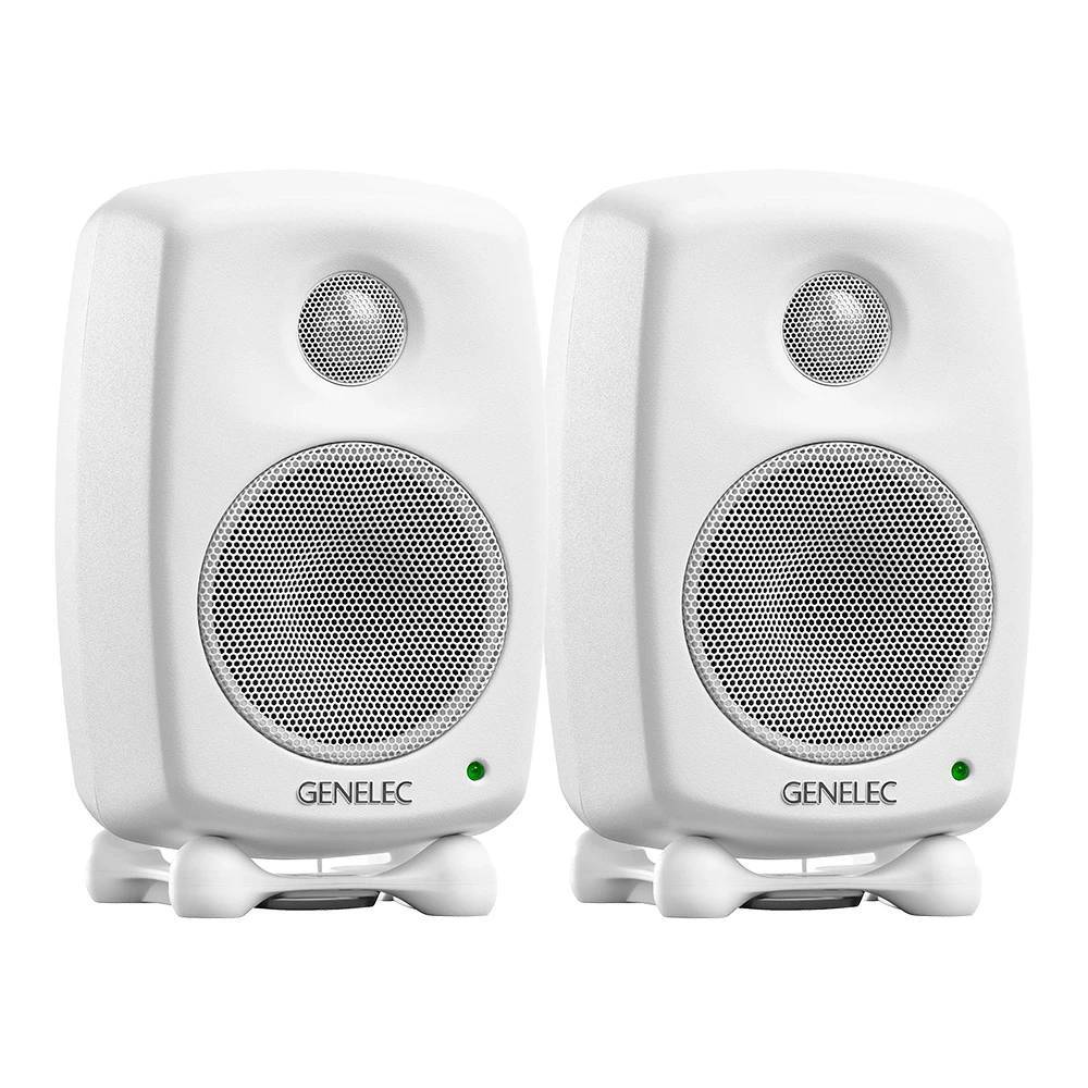 GENELEC 8010A ホワイト（ペア）【美品／箱付き】 GENELEC 8010AW ホワイト (ペア)（新品/送料無料）【楽器検索デジマート】