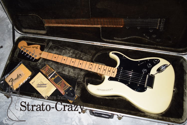 Fender '80 25th Anniversary Stratocaster Pearl White/Maple neck 