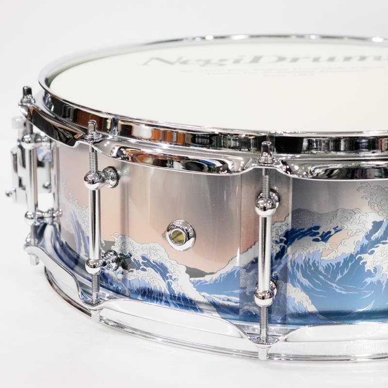 Negi Drums GNF-1450P [1mm Steel 14''×5'' Snare Drum - 銀富士
