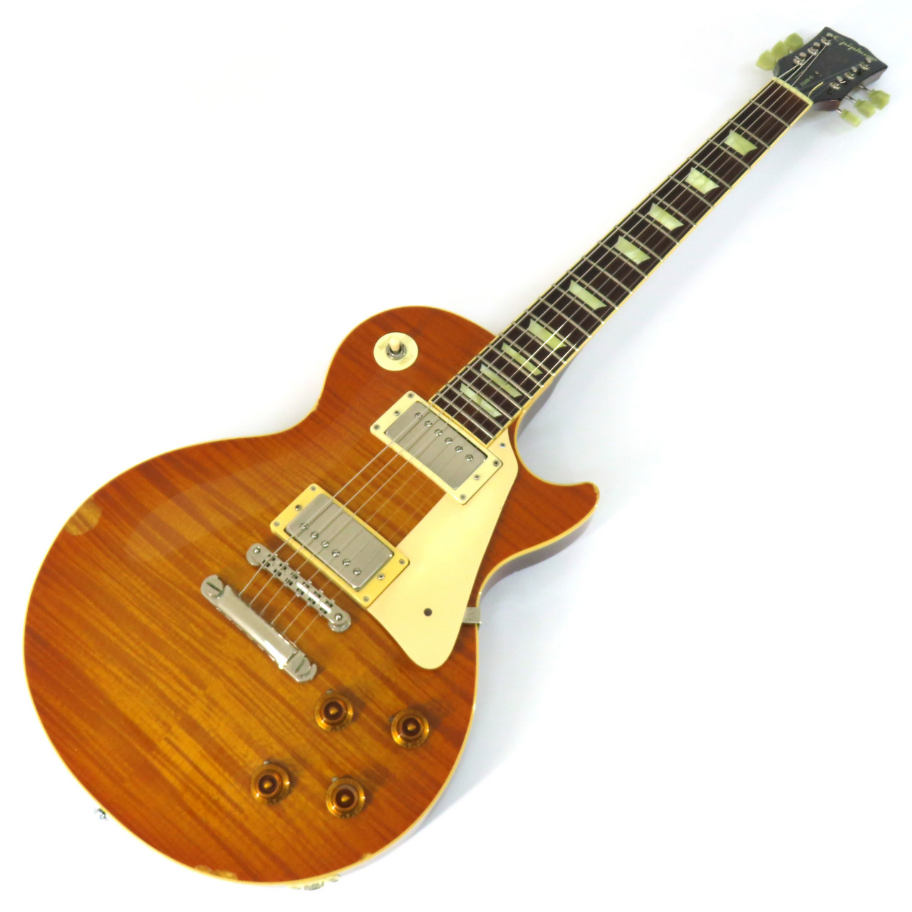 ギター Ephiphone Japan Les Paul Standard Epiphone Japan Les Paul Standard Blue Sparkle – Chicago