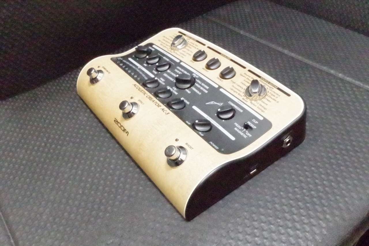 ZOOM ZOOM AC-3 アコギ用プリアンプ 【都城店】（中古/送料無料