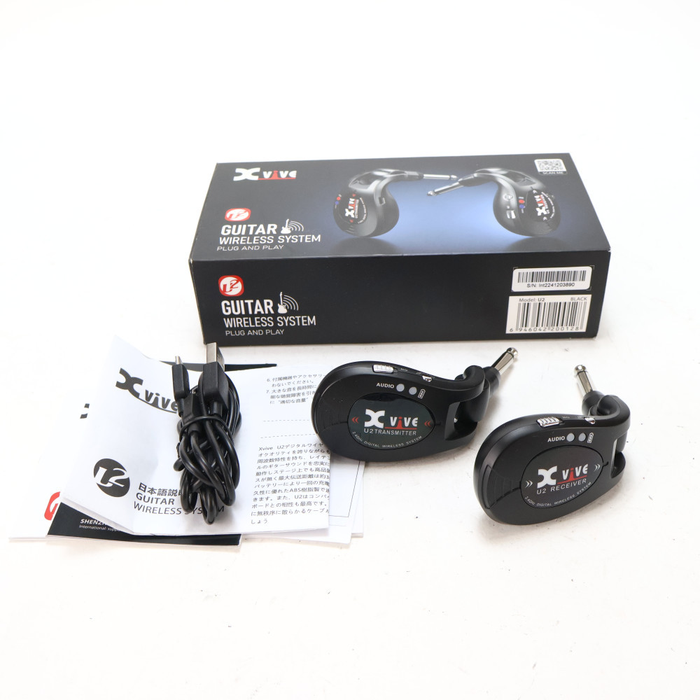 Xvive 【中古】 ギターワイヤレス Xvive XV-U2/BK U2 デジタル