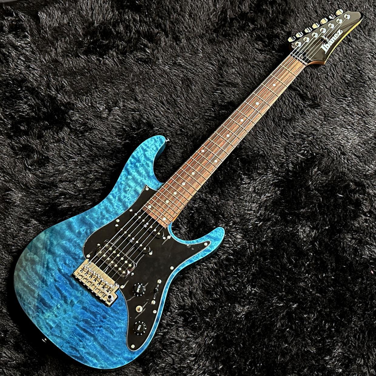 Ibanez Premium AZ447P1QM-COB (Cosmic Blue) 【특가】【미전시 보관】【7현】 사진 2