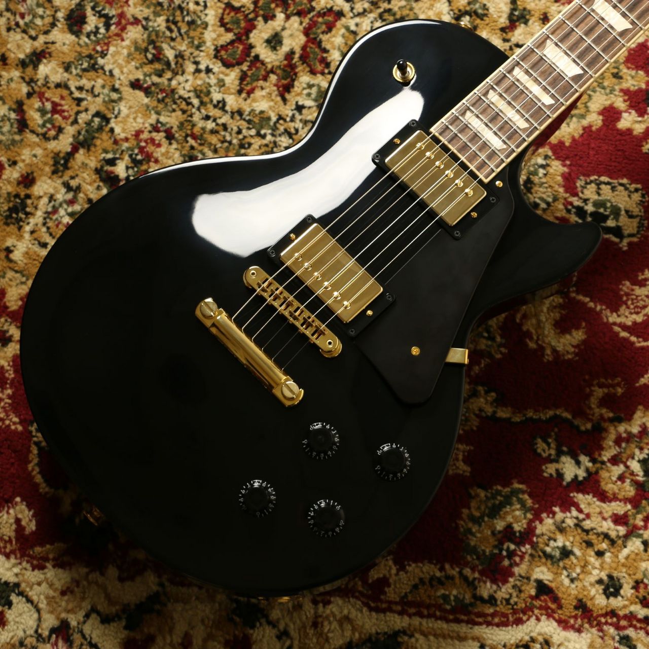 Gibson Les Paul Studio Ebony Gold Hardware【限定生産モデル 