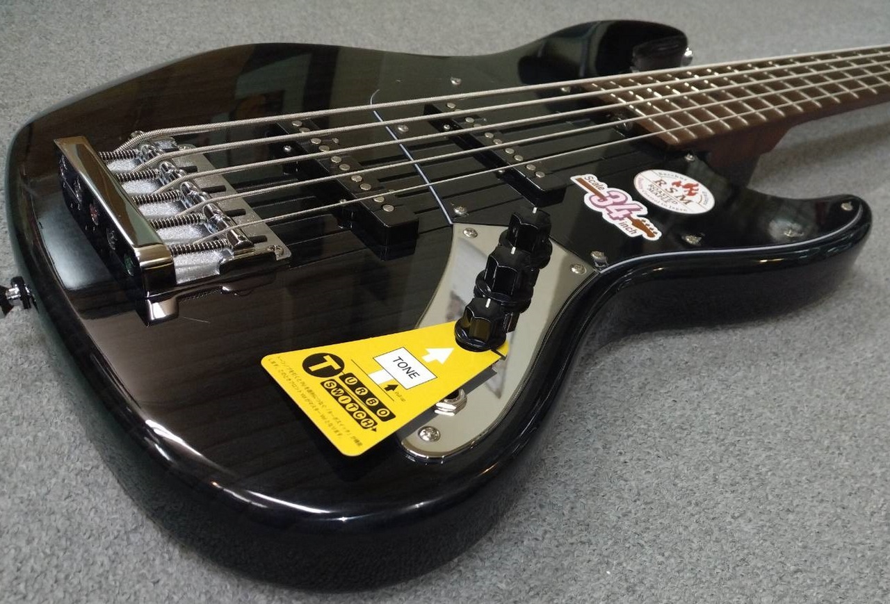 bacchus WL5-ASH BLACK 5弦 ジャズベース BACCHUS バッカス Global Series WL5-ASH-GK BBD BOSS GK-5
