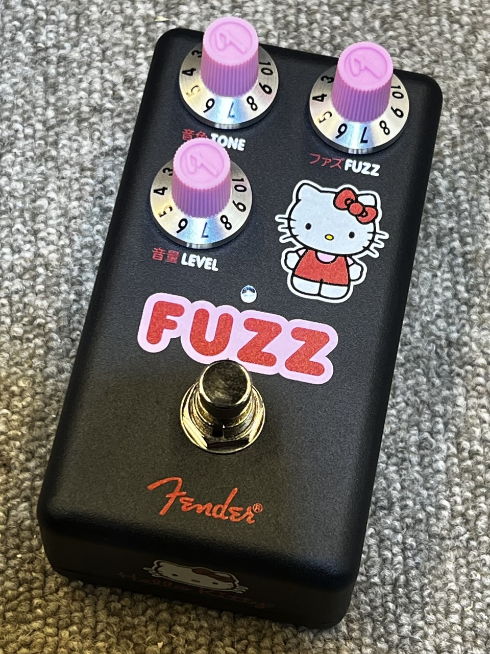 Fender x Hello Kitty Fuzz エフェクター ファズ☆レア Fender® x Hello Kitty® Fuzz Pedal Black