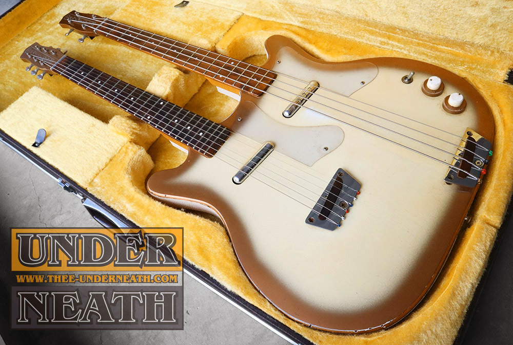 Danelectro 1966 Double Neck 3923 Copper Burst（ビンテージ）【楽器