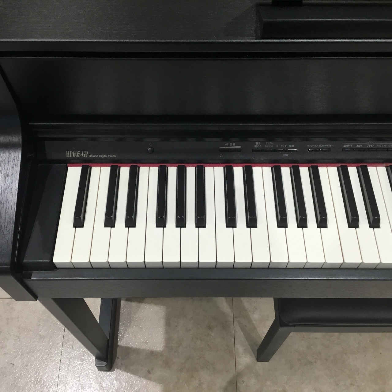 Roland ローランド 電子ピアノ HP605-GP 黒 - 楽器/器材