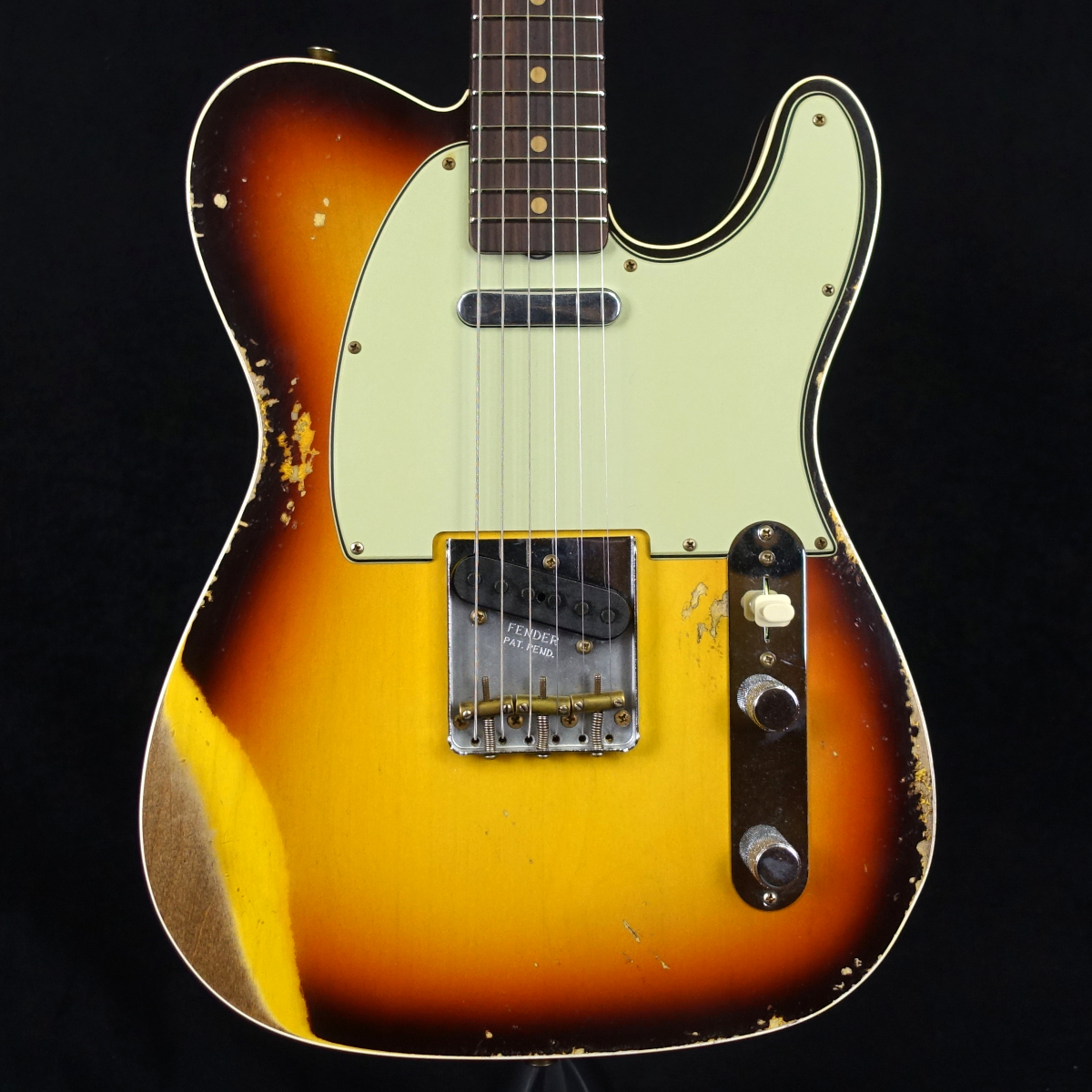 Fender Custom Shop 1960 Telecaster Custom Heavy Relic Super Faded Aged  Chocolate 3-Color Sunburst（新品）【楽器検索デジマート】