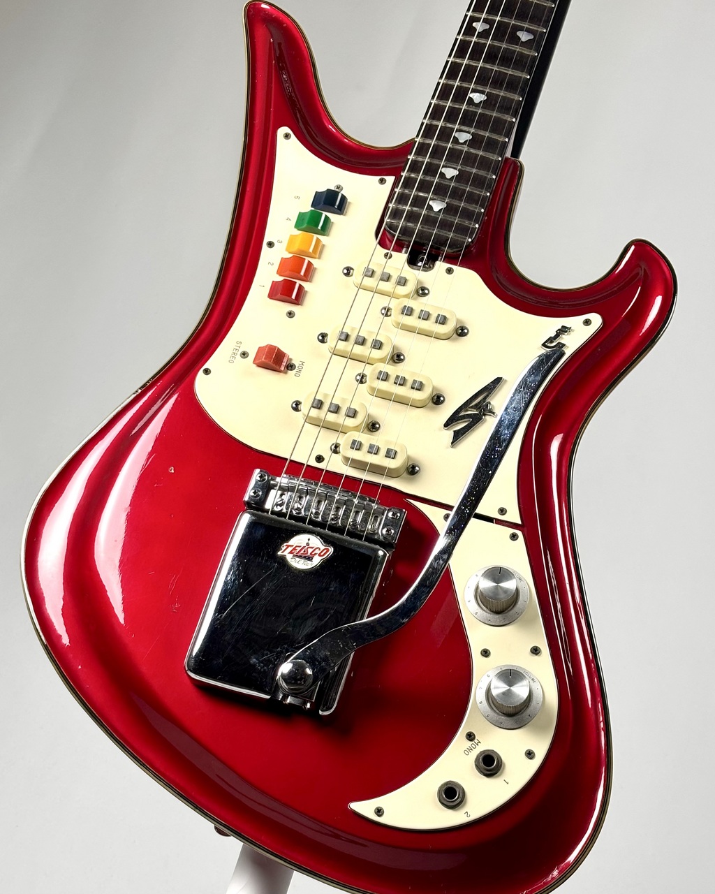 Teisco Del Rey Spectrum 5 -Metallic Red-【1960年代製】【3.74kg