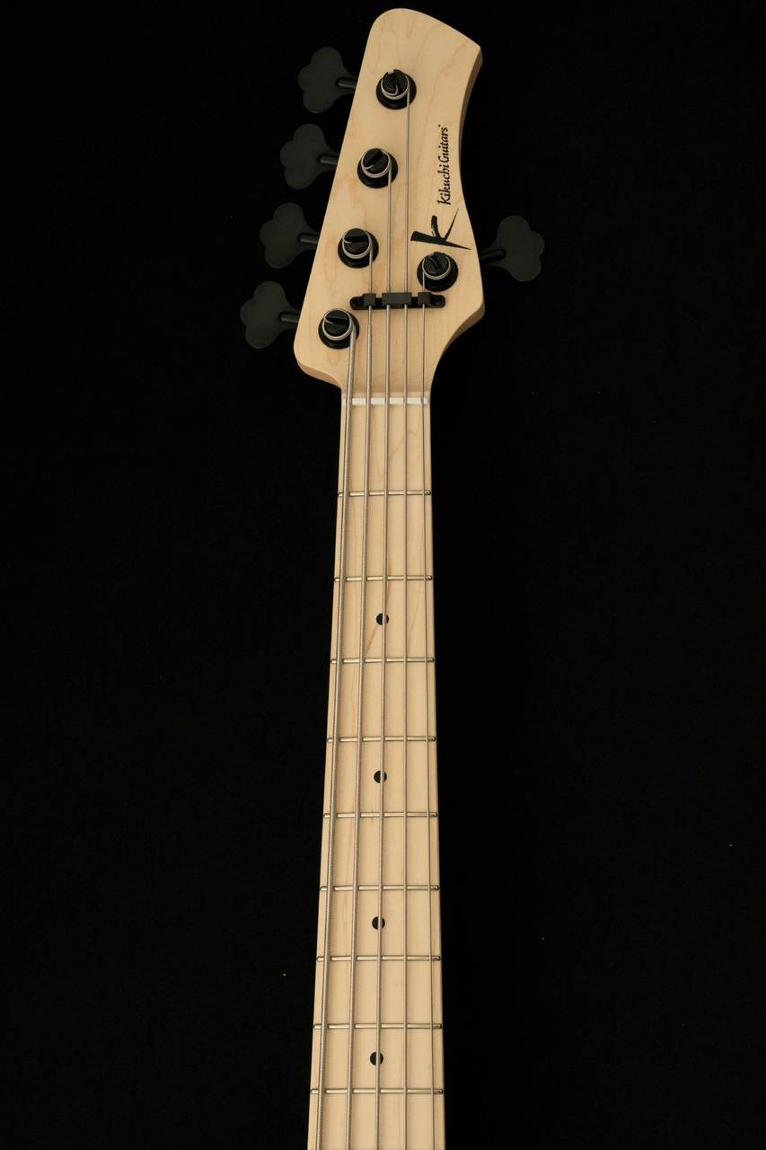 ブルーの虎目が美しい美品エレキギター！ Kikuchi Guitars Hermes MV5 LE -Trans Sonic Blue-（新品/送料無料