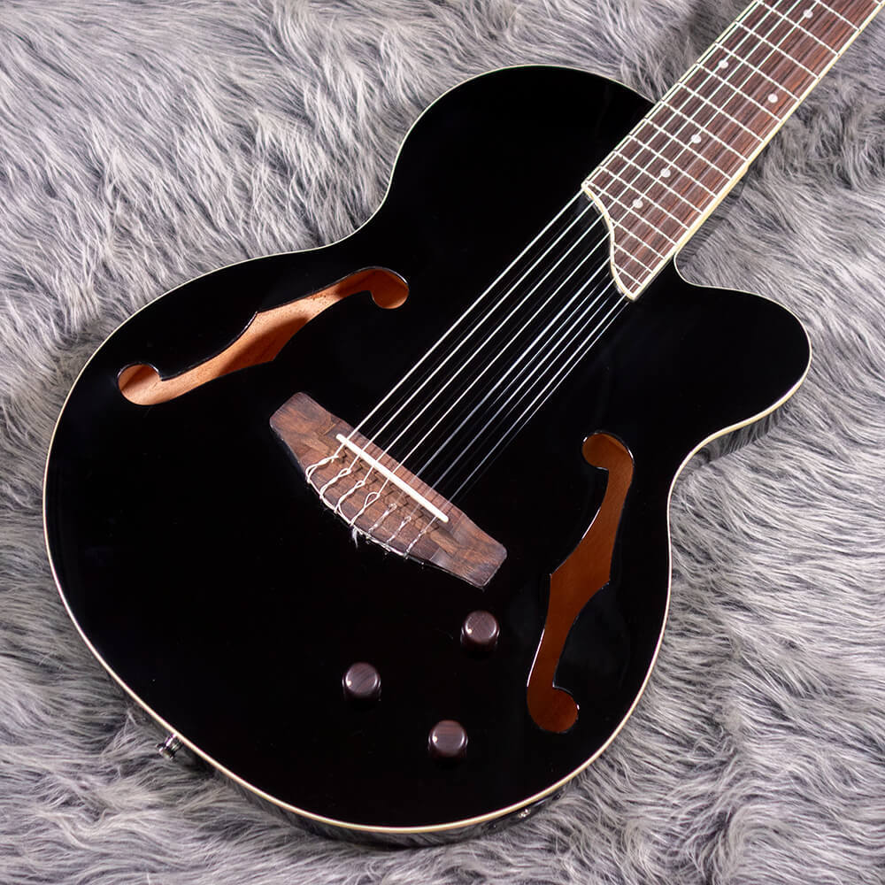 ELK Delgut 7 Black 【ブレーシング構造を持つ約49mmの薄型ボディ・7弦