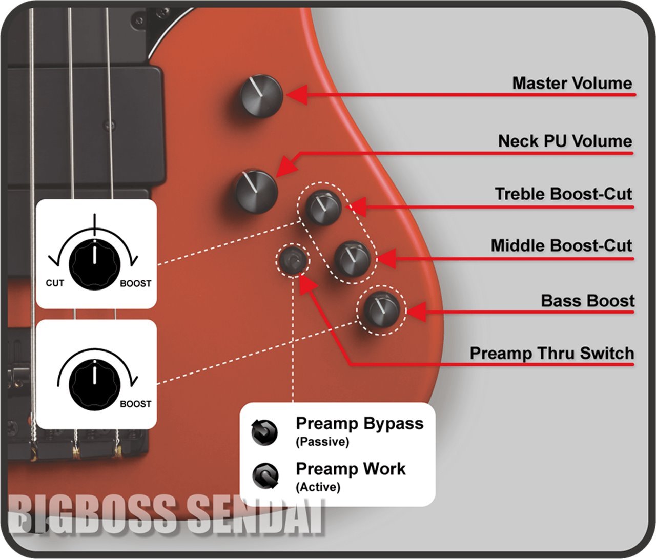 EDWARDS Platinum E-AMAZE-5-190 IKUO Signature Model  #Red【ご注文承り中】（新品/送料無料）【楽器検索デジマート】