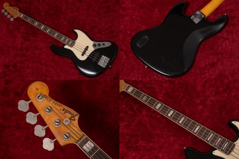 Fender 1972 Jazz Bass EMG mod. Refinish BLK 1972 4.075kg #346490