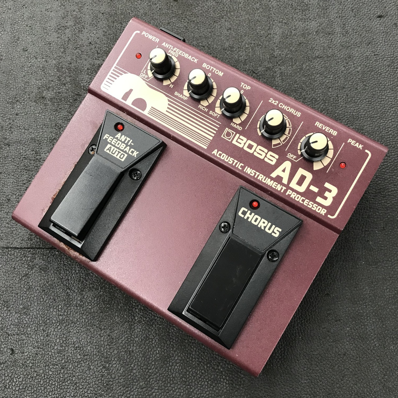 BOSS AD-3 アコースティックギター プリアンプ リバーブ コーラス Boss AD-3 Acoustic Processor - YouTube