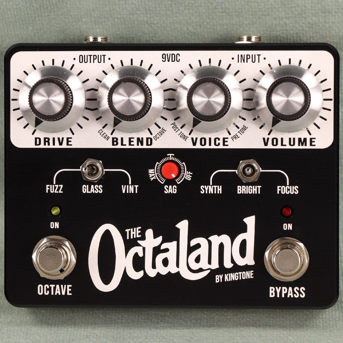 KING TONE GUITAR The Octaland Black ファズ【WEBSHOP】（新品
