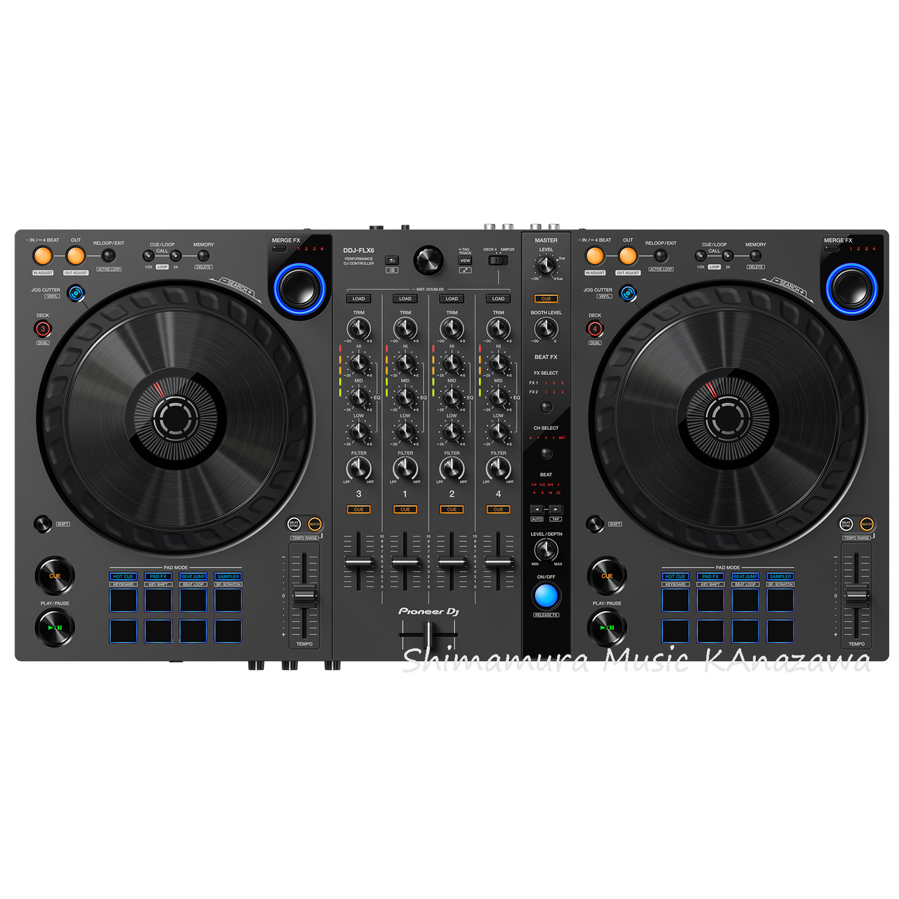 Pioneer Dj DDJ-FLX6-GT rekordbox・Serato DJ Pro・VirtualDJ 対応 