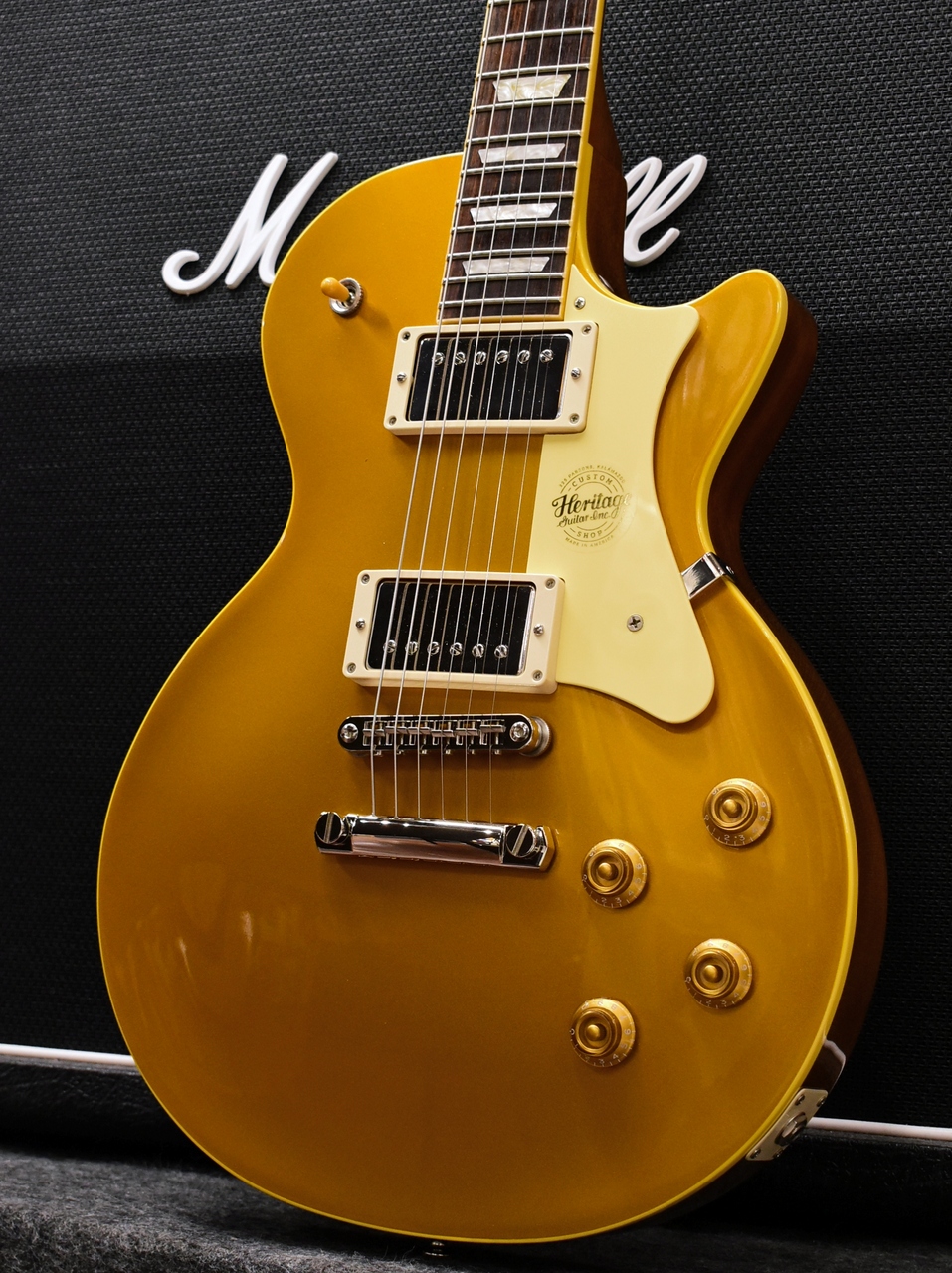 Heritage Custom Shop Core Collection H-150 Plain Top Gold Top