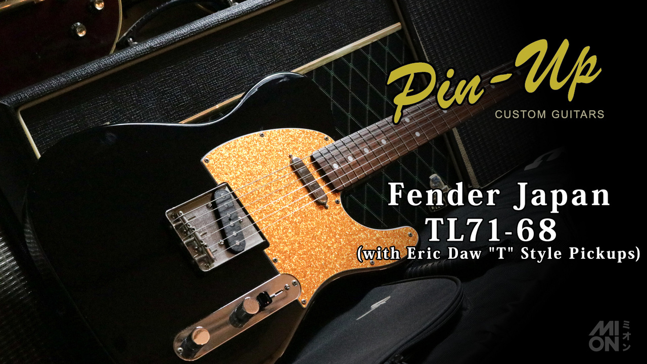 Fender Japan TL71-68 Telecaster Black Gold Pickguard w/ Eric