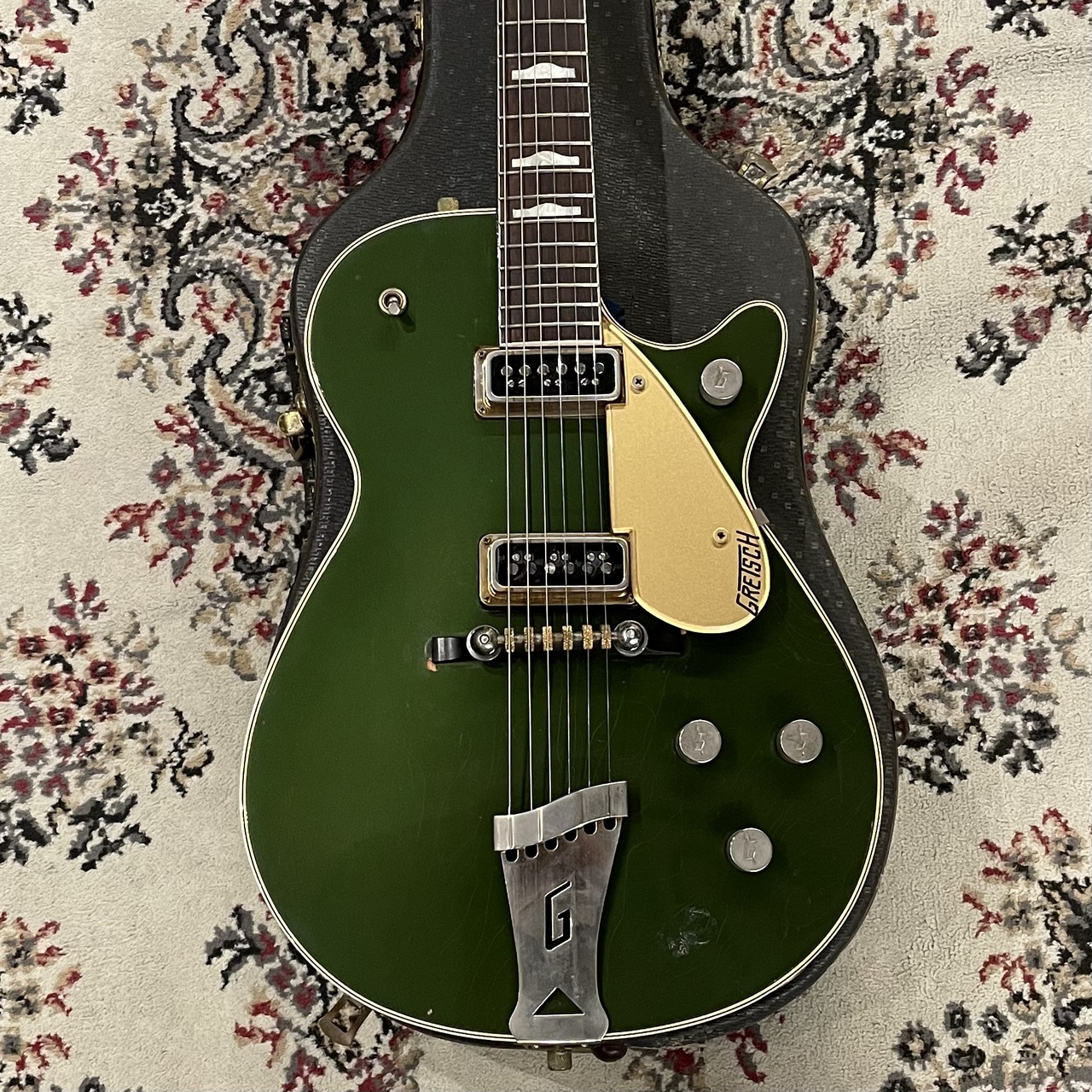 Gretsch 【RARE】# 6128 Jet Cadillac Green w/Gold Plated Hardware