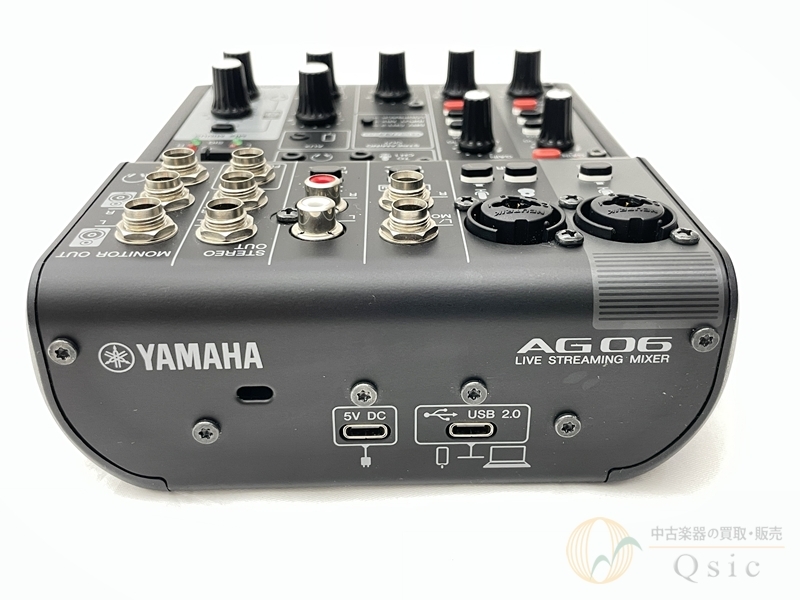 【美品】Yamaha AG06MK2 AG06MK2 6-Channel Loopback Audio USB Mixer - Yamaha USA