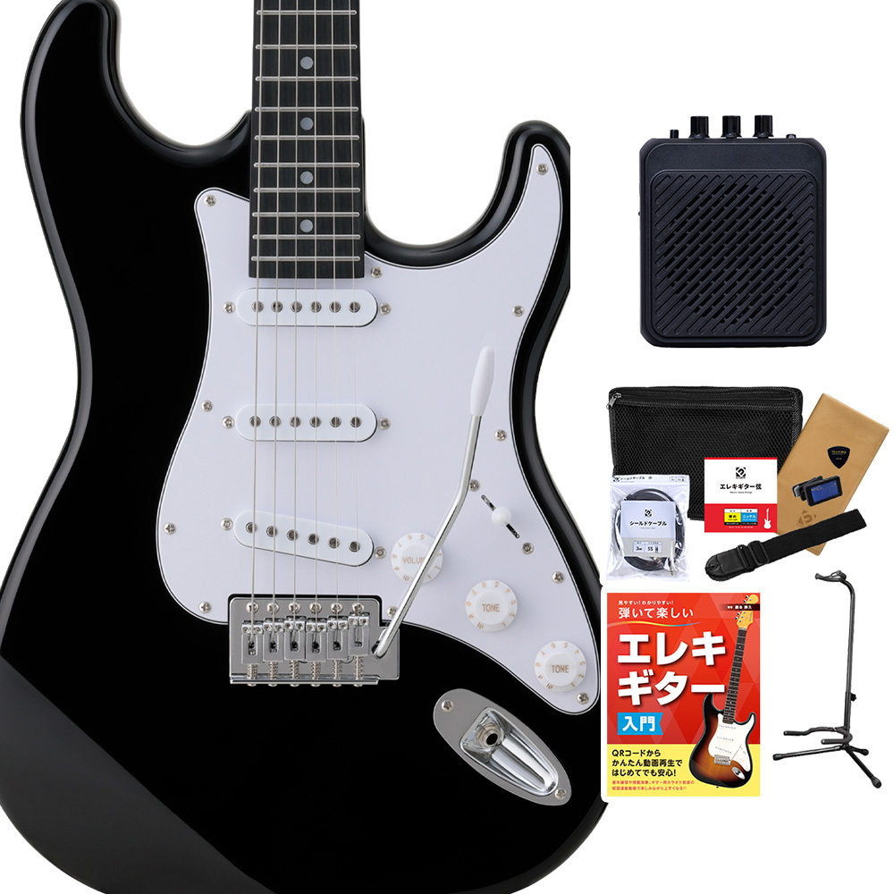 BUSKER'S BUSKER'S BST-Standard BLK エレキギター初心者セット
