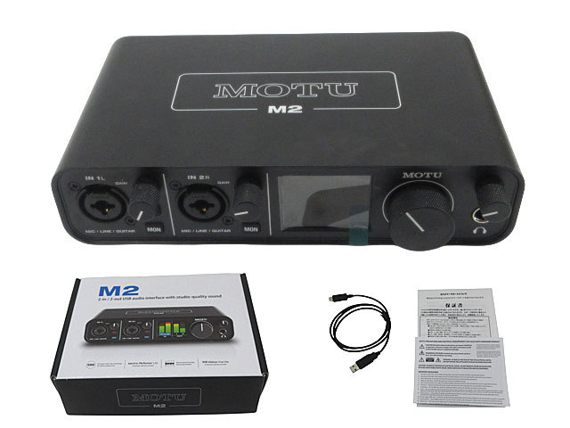 MOTU M2 USBオーディオインターフェイス【未使用品】 【公式通販】