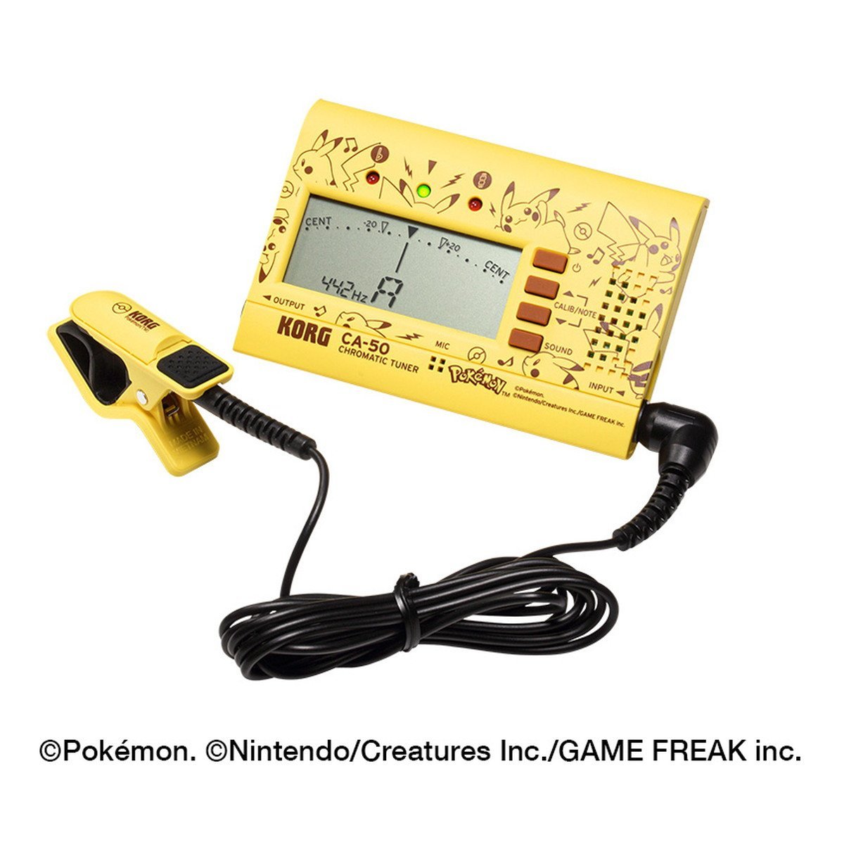 KORG CA-50 P025 ピカチュウ Chromatic Tuner & Contact Microphone