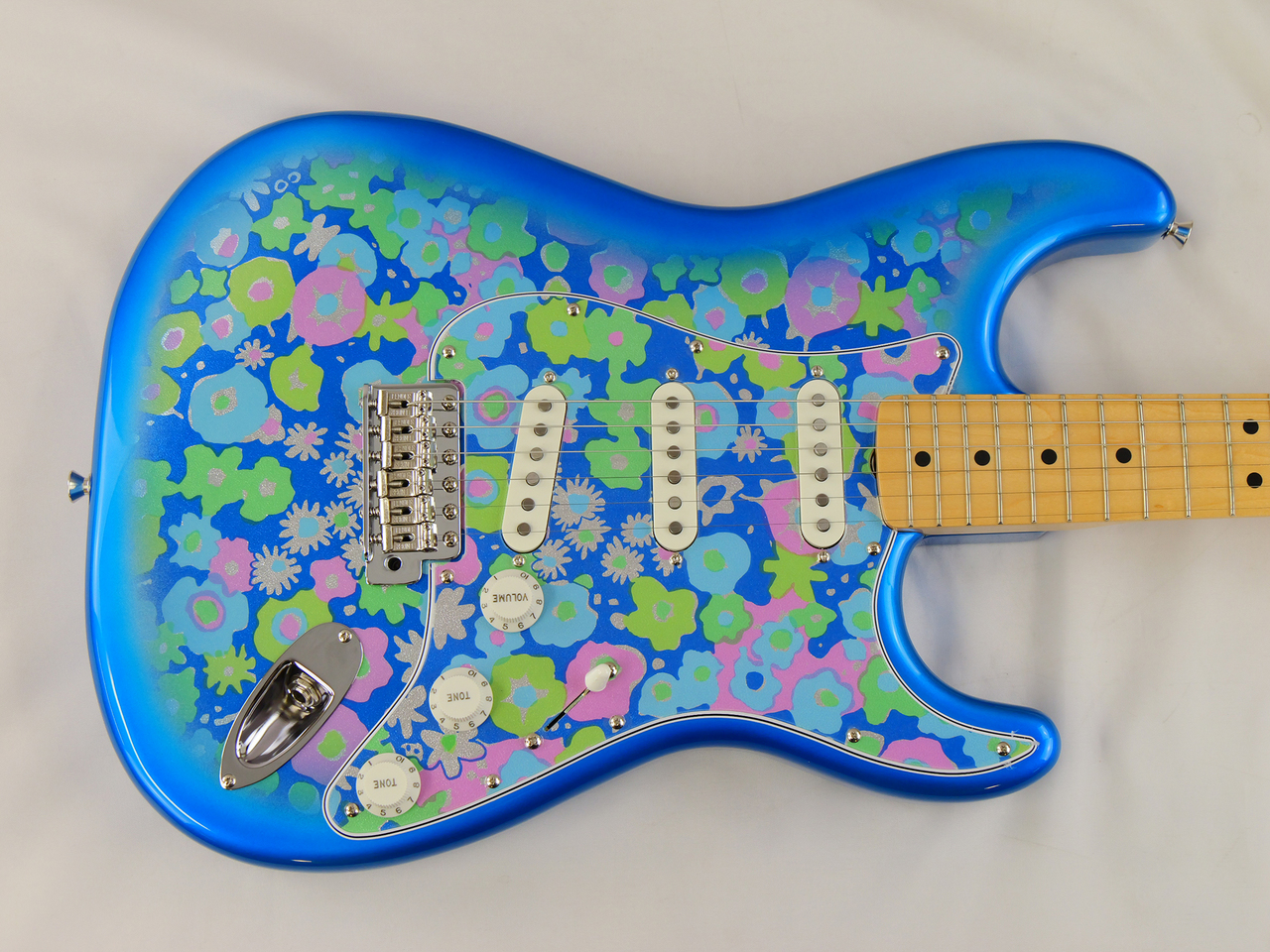 2012年ブルーフラワーセット Fender Made in Japan Limited Telecaster Maple Fingerboard