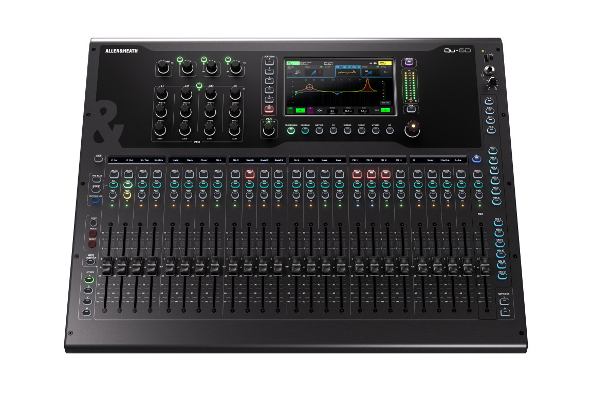 ALLEN & HEATH Qu-6D ◇ デジタルミキサー Dante対応 【ローン分割