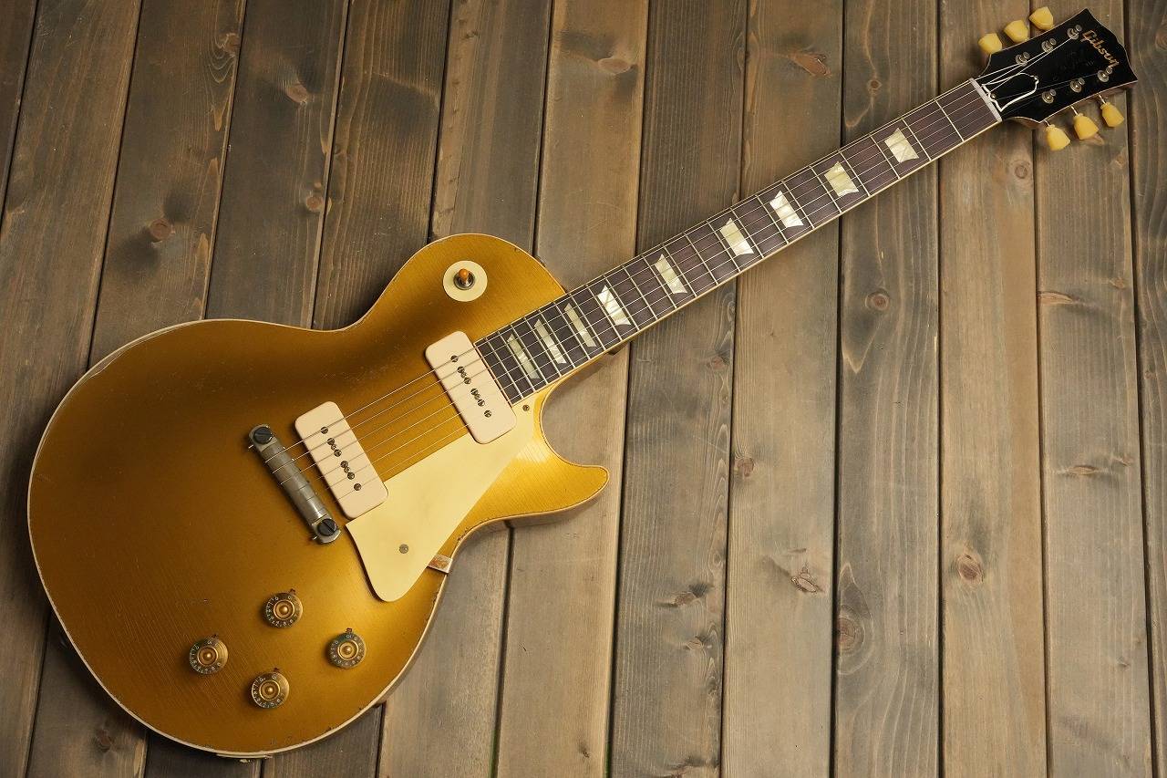 ギター aged Gibson USA Les Paul Standard Gold Gibson 1954 LES PAUL STANDARD ALL GOLD HEAVY AGED NH（新品/送料