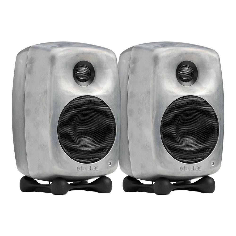 Genelec G2 BRWM raw 専用スタンド付き GENELEC G Two G2BRwM RAWフィニッシュ(ペア)[メーカープロモーション