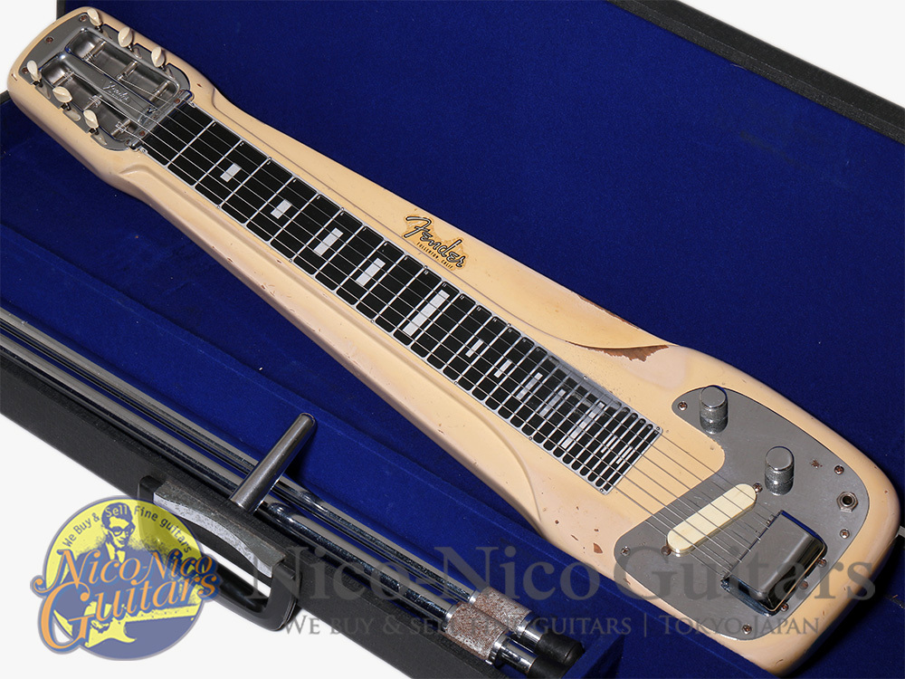 ラップスチールギター　フェンダースタジオデラックスタイプ　ハンドメイド品 Fender 1961 Studio Deluxe Lap Steel Guitar (Olympic White