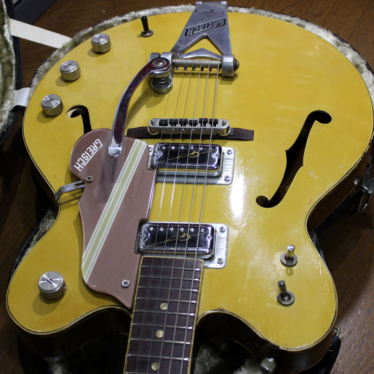 Gretsch Rally Model 6105 Bamboo Yellow ラリー モデル 6105 1967年製