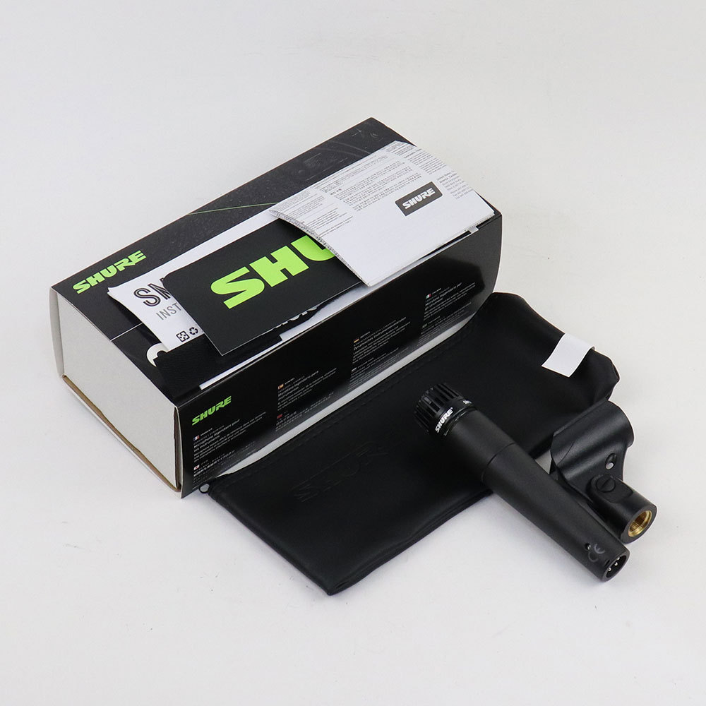 【ほぼ未使用品】SHUREシュアーSM57楽器用ダイナミックマイク Shure 【中古】 マイク ダイナミックマイク 楽器用 SHURE SM57